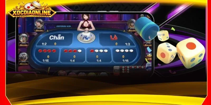 Xóc đĩa phiên bản mini chơi cực dễ dành cho tân thủ
